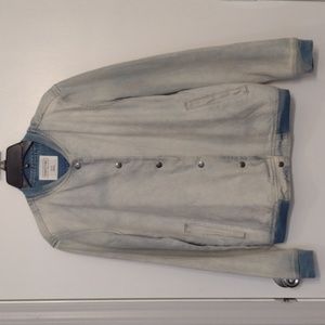 Forever 21 Oversized Denim Trucker Jacket size XS